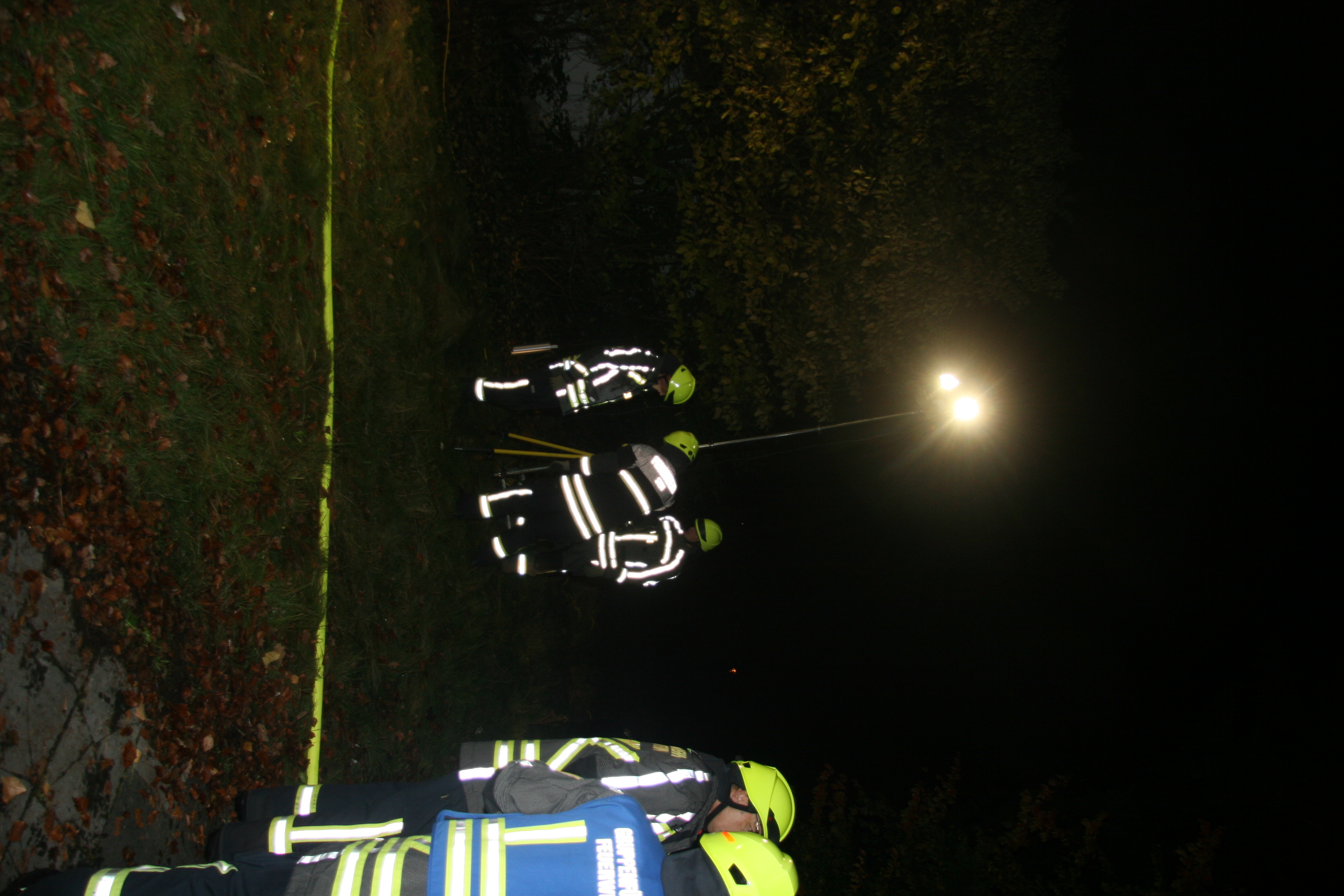 ... und mit Flutlichtstativ