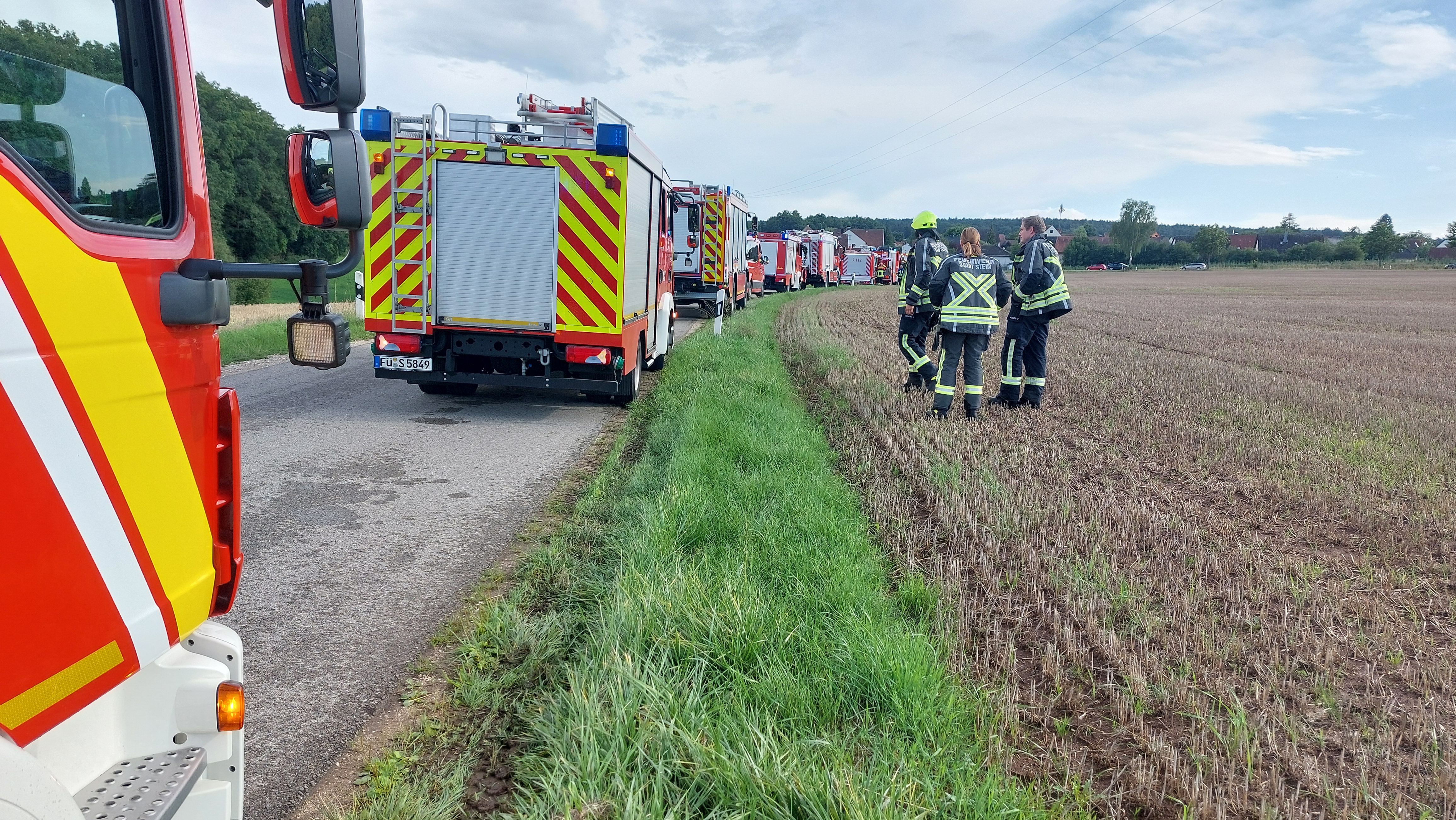 Fahrzeuge im Bereitstellungsraum Fahrzeuge im Bereitstellungsraum