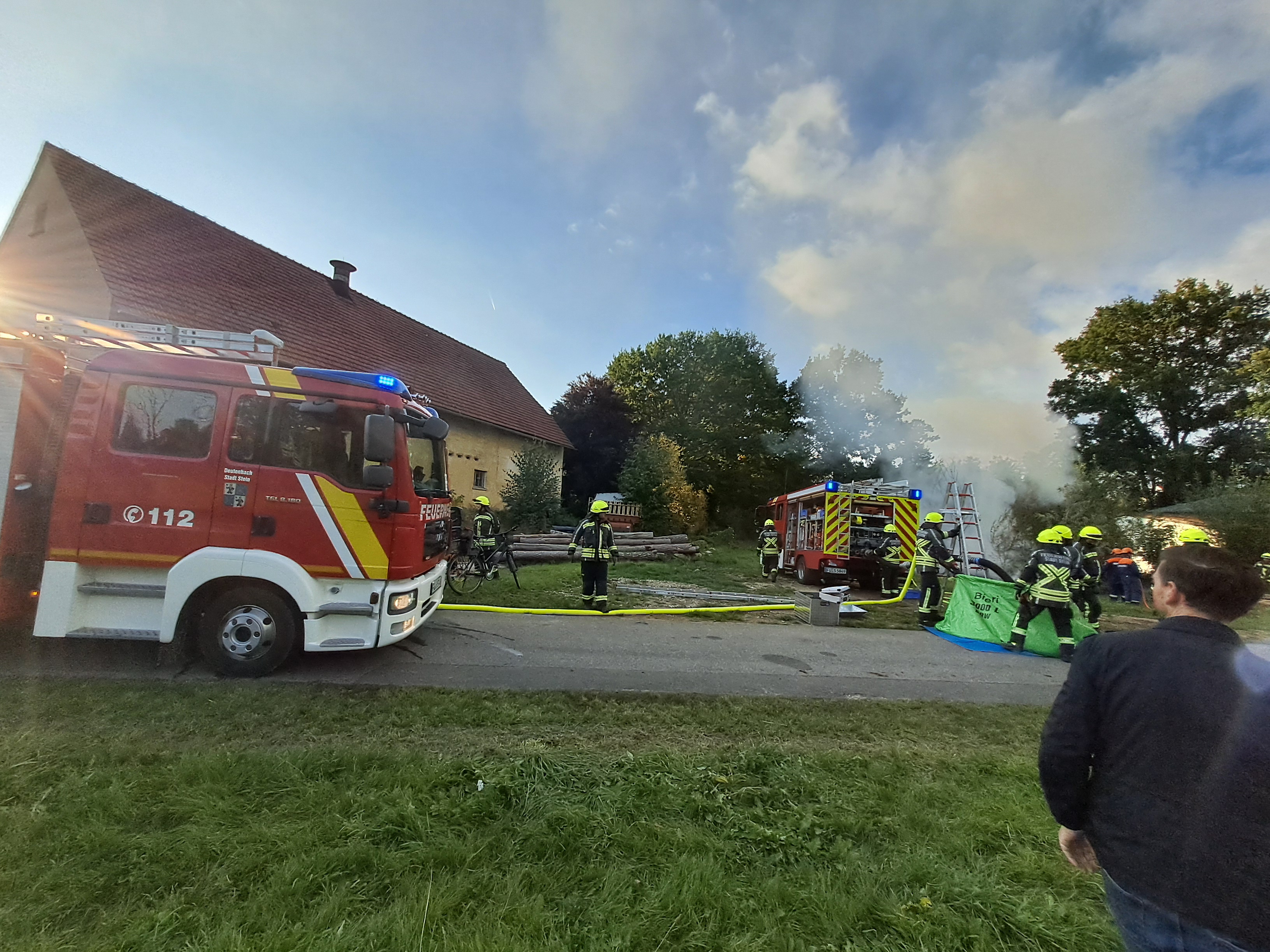 Befüllung der Wasserübergabestelle Befüllung der Wasserübergabestelle